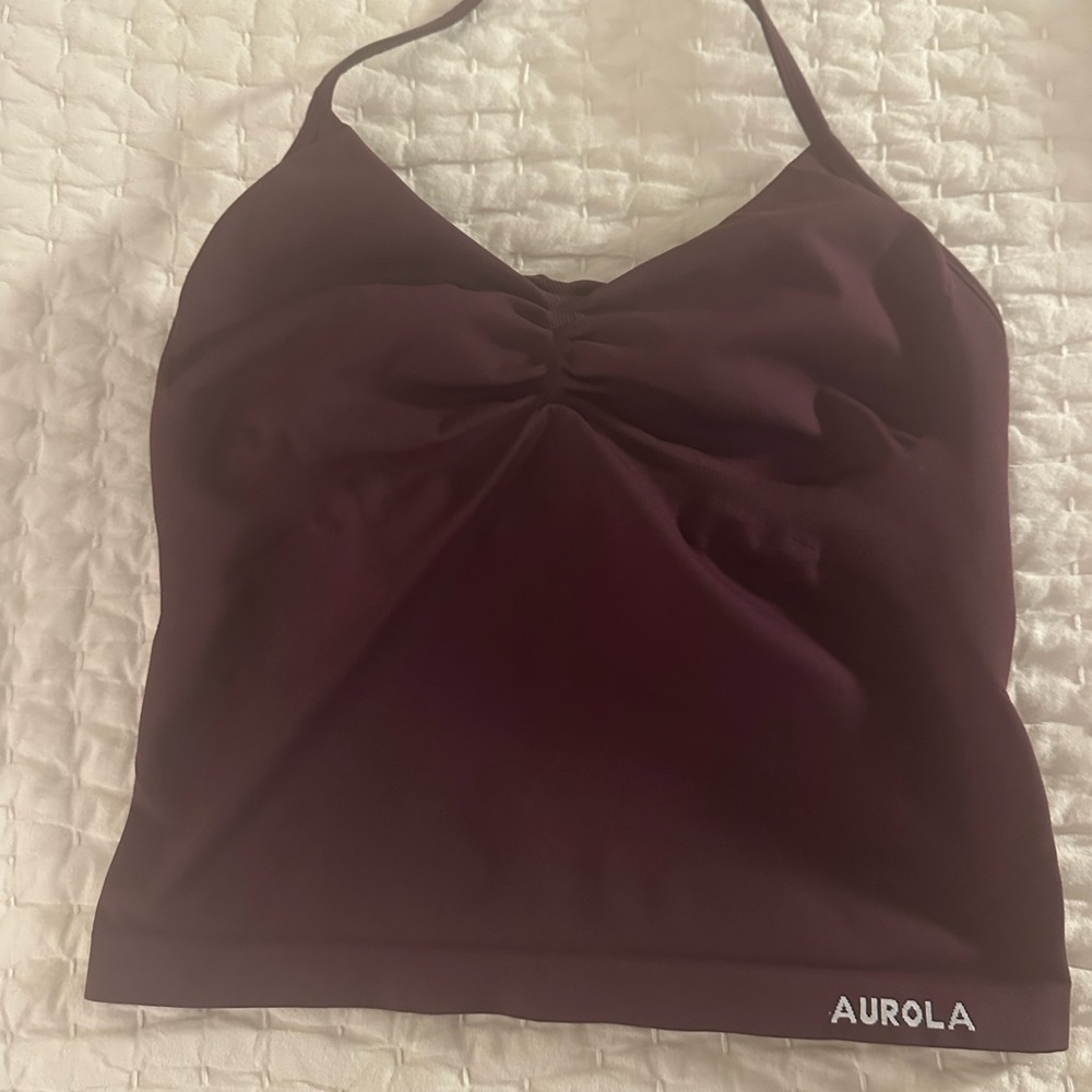 AUROLA Women's Elegant Burgundy Camisole
